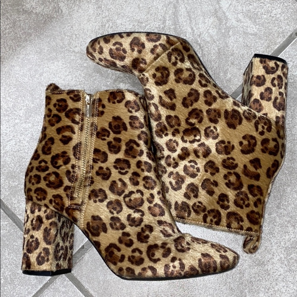H&M cheetah booties